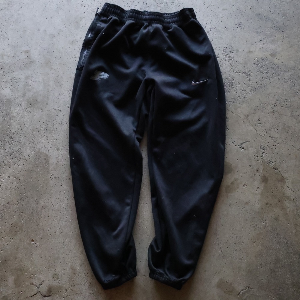 Nike Dri-Fit Purdue Boilermakers Jogger Pants Mens Size Medium Black Sweatpants